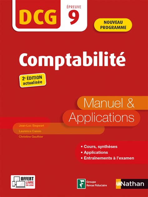 DCG 9 - Comptabilité - Manuel et applications